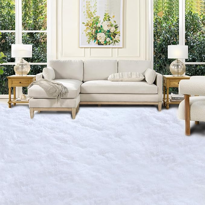 Area Rug 10x14 for Living Room: Large Shag Area Rugs for Living Room by CAIYUECS