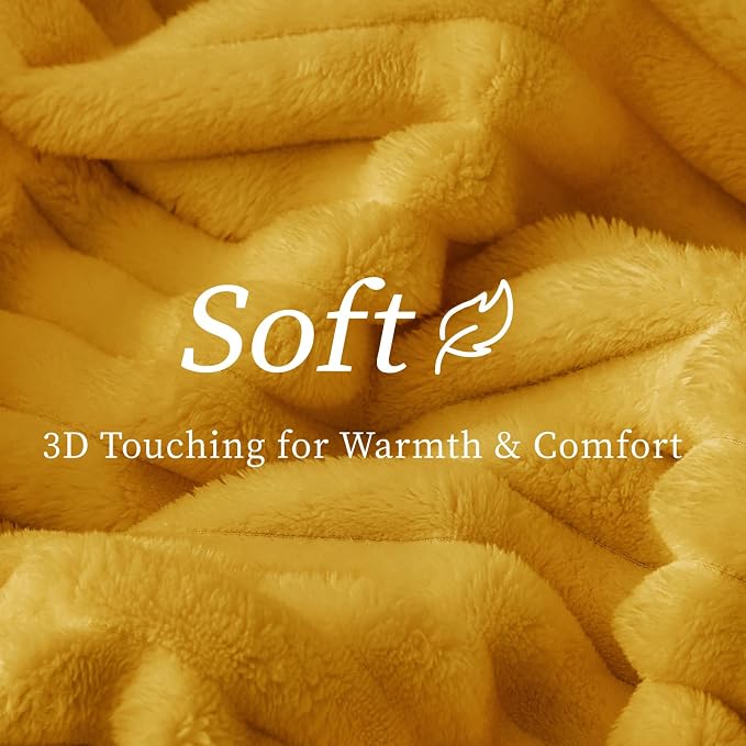 BEDELITE Twin Blanket for Couch & Bed, 300GSM Soft & Warm Fleece Blanket - Image 6