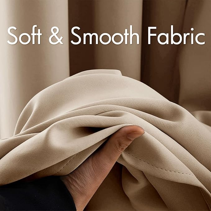 MIULEE Blackout Curtains for Bedroom Living Room Thermal Insulated Room - Image 3