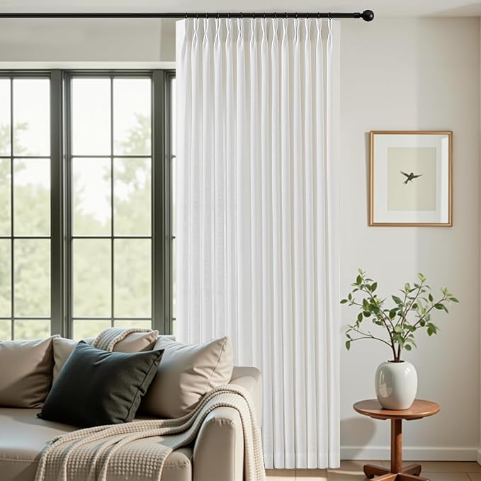 102 Inch Linen Pleated Curtains - Image 6