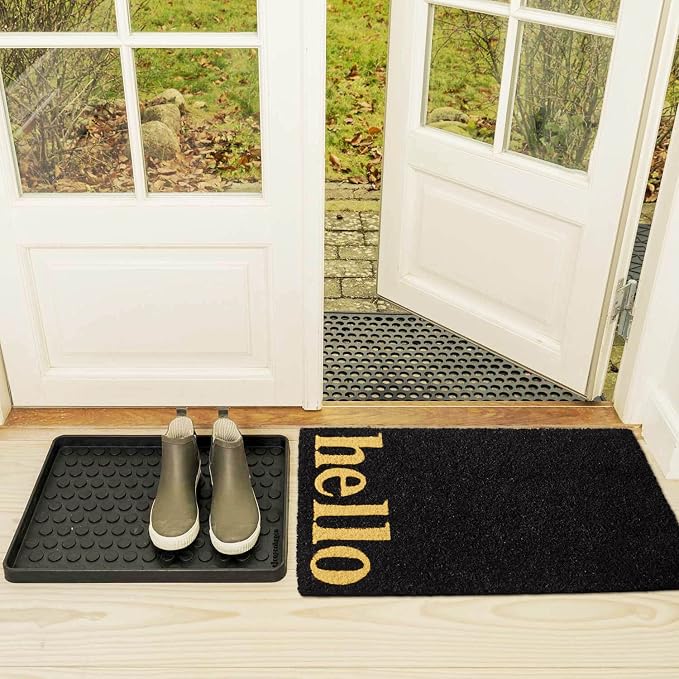 LuxUrux Welcome Mats Outdoor Coco Coir Doormat, - Image 6