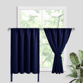 JIUZHEN Short Blackout Curtains by JIUZHEN