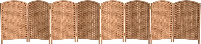 Red Lantern 2 ft. Short Diamond Weave Fiber Folding Screen by RedLantern