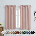 OVZME Blush Pink Blackout Curtains by OVZME