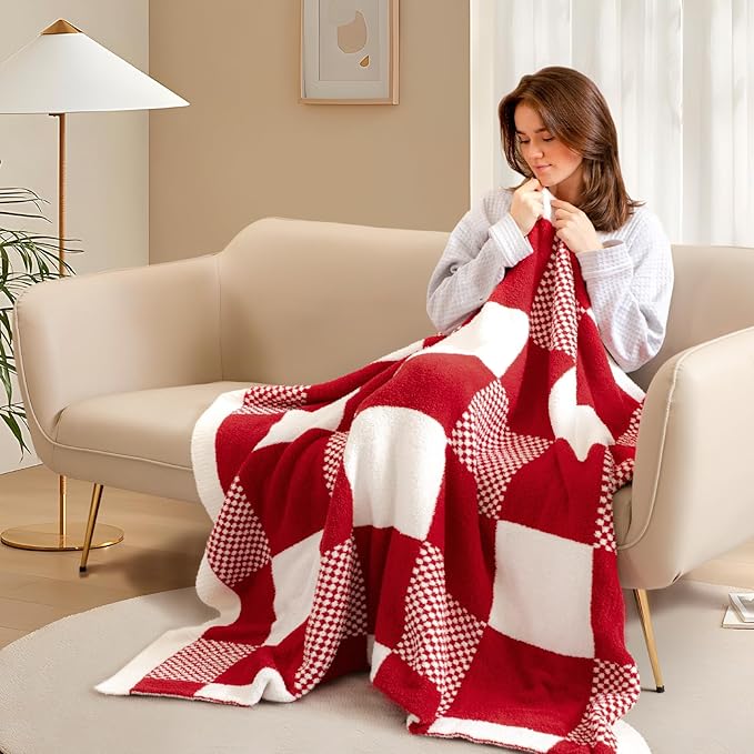Snuggle Sac Checkered Blanket, 50x60 inches - Image 2