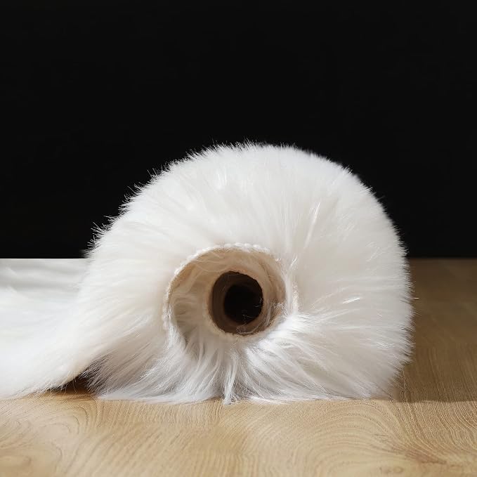 White Faux Fur Rug Fluffy Sheepskin Area Rug, 2x4 Ft Ultra Soft Shaggy Plush Rug - Image 5