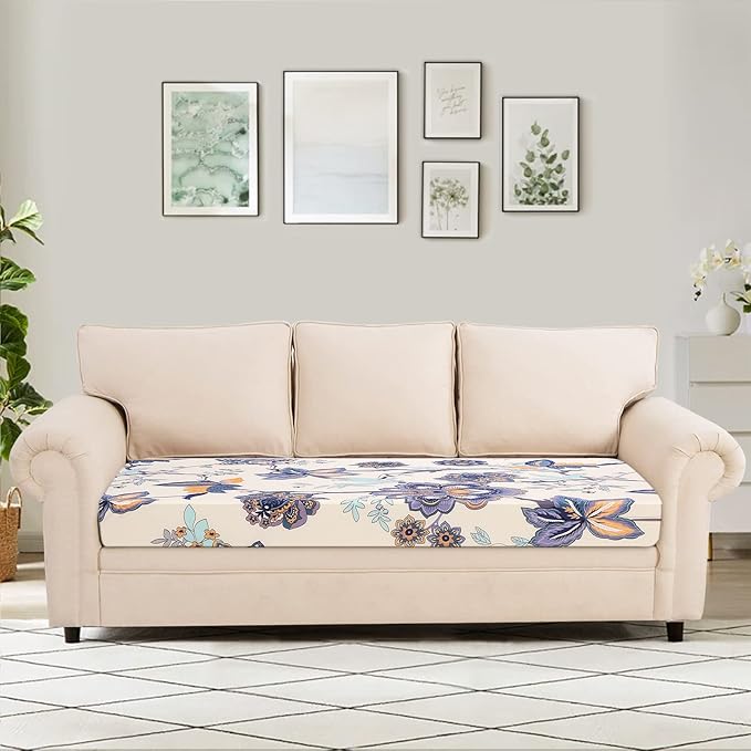 SearchI Stretch Printed Sofa Couch Cushion Covers Replacement Chair Cushion - Image 2