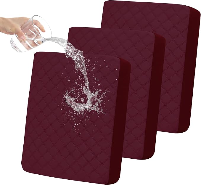 Easy-Going Waterproof Couch Cushion Covers, Non-Slip Leakproof Sofa Seat by Easy-Going