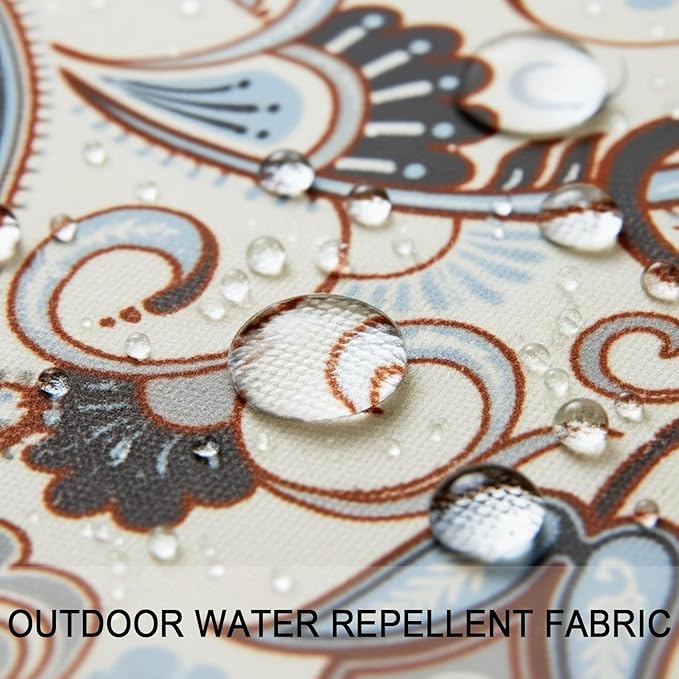 NettyPro Patio Chair Seat Cushion Covers Set 4, Waterproof Outdoor Furniture - Image 2