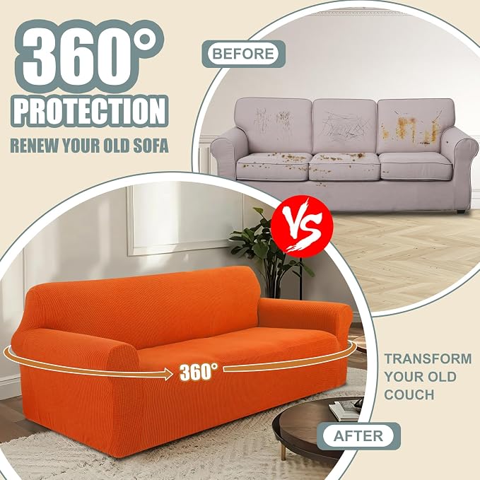 Stretch Couch Cover Washable Sofa Slipcover Furniture Protector - Image 4