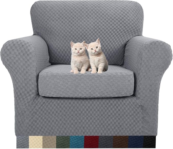 MAXIJIN 2 Piece Jacquard Chair Covers by MAXIJIN