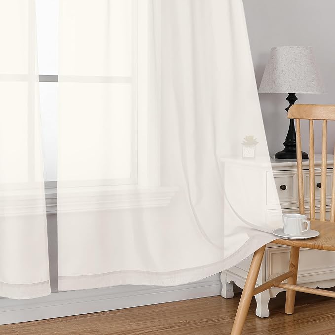 Simplebrand Ivory Tier Curtains - Image 4