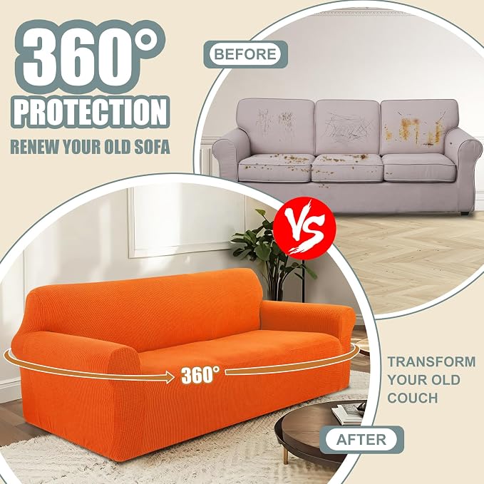 Stretch Couch Cover Washable Sofa Slipcover Furniture Protector - Image 4