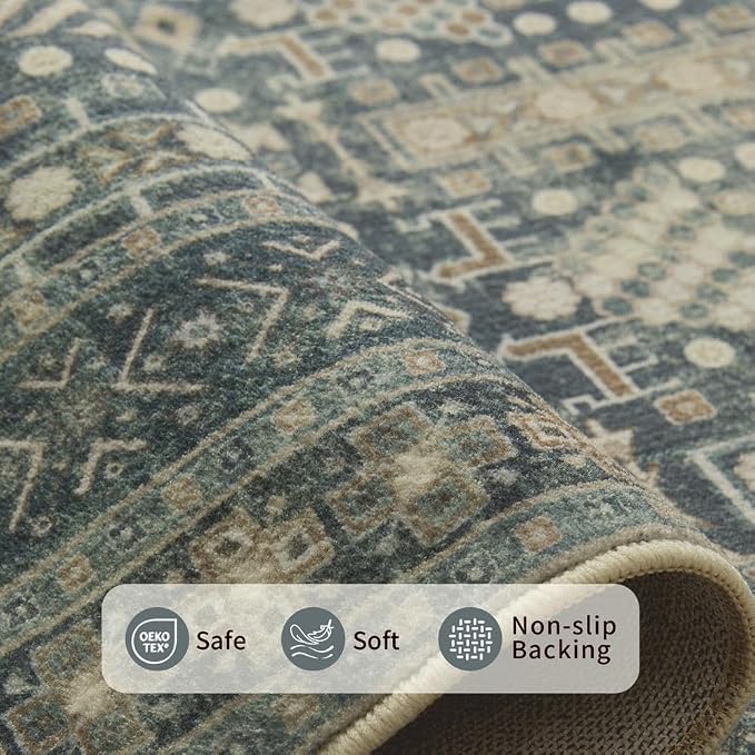 Rugxara 9x12 Washable Area Rugs - Image 5