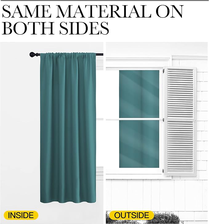 NICETOWN Blackout Curtains Window Draperies - Image 6