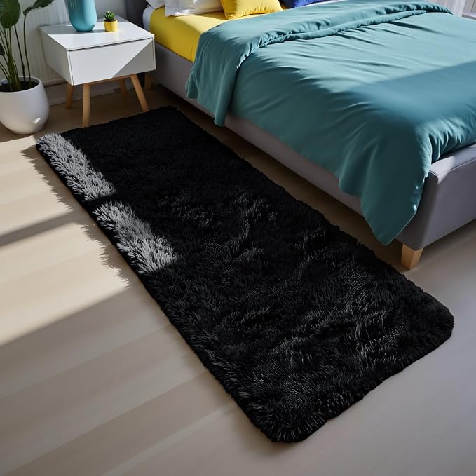 Soft Runner Rugs for Bedroom, Bedside Rug for Living Room Bedroom Kids Room - Image 2