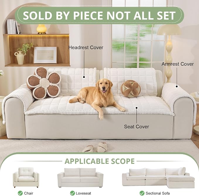 OstepDecor Washable Couch Cover - Image 4