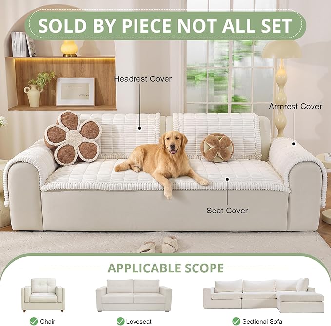 OstepDecor Washable Couch Cover - Image 4