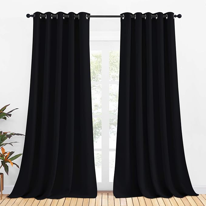 NICETOWN Bathroom Blackout Curtains and Drapes by NICETOWN