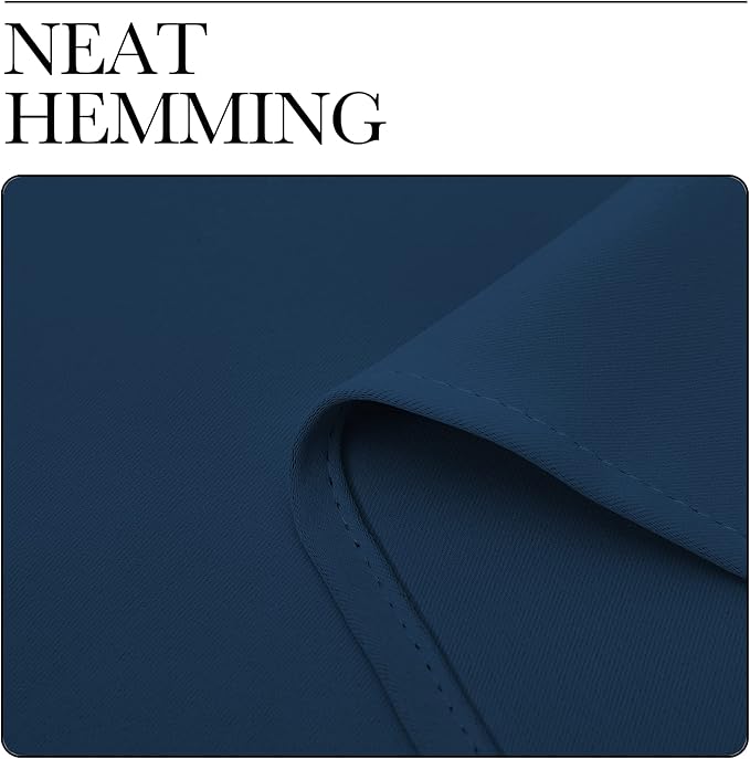 NICETOWN Thermal Insulated Moroccan Blue Blackout Curtains - Image 6