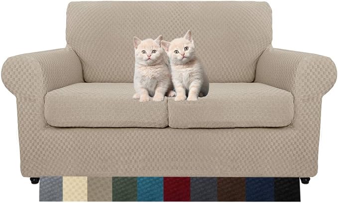 MAXIJIN 3 Piece Jacquard Couch Covers by MAXIJIN