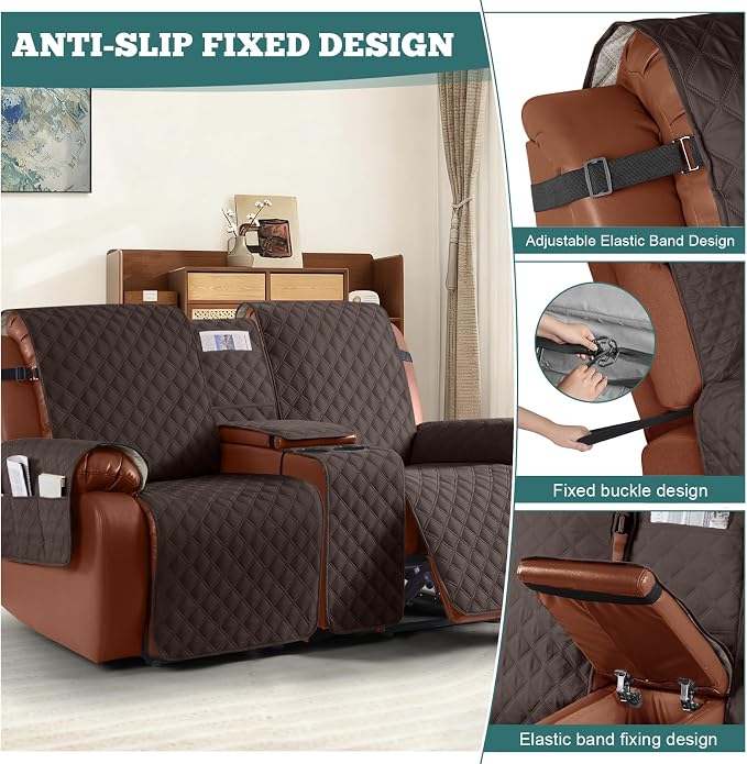 Ruaozz Waterproof Loveseat Recliner Cover - Image 6
