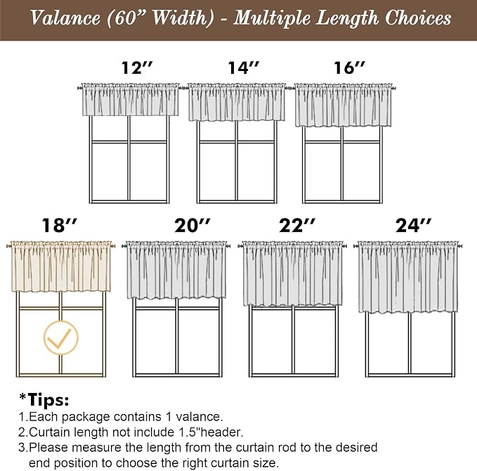 Chyhomenyc Hunter Green Short Curtain Valance - Image 3
