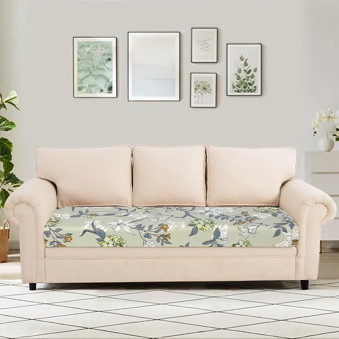 SearchI Stretch Printed Sofa Couch Cushion Covers Replacement Chair Cushion - Image 2
