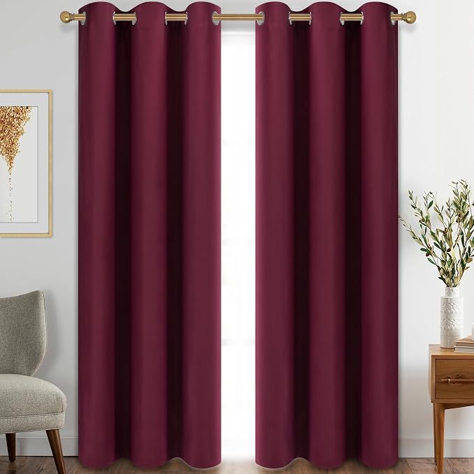 Diraysid Blackout Curtains for Bedroom Grommet Thermal Insulated Room Darkening by Diraysid%2C+refresh+your+life