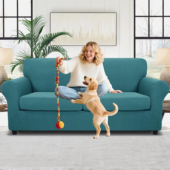 MAXIJIN 3 Piece Stretch Couch Covers - Image 2