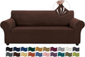Asnomy Couch Covers for 3 Cushion Couch Sofa pet Friendly, 3 Seater Sofa Cover by Asnomy