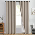 Yakamok 100% Blackout Curtain Panels 84 inches Cold and Light Blocking Drapes by Yakamok