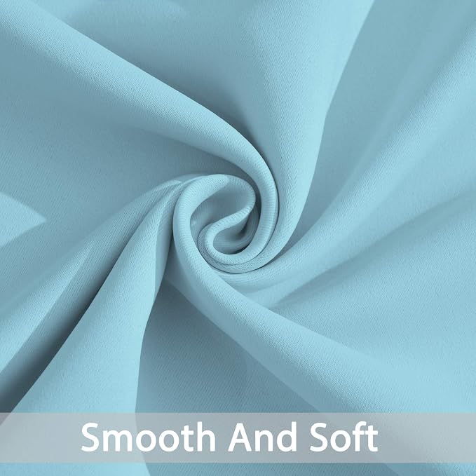 Yakamok Blackout Curtains for Bedroom, Thermal Insulated Grommet Top Drapes for - Image 5