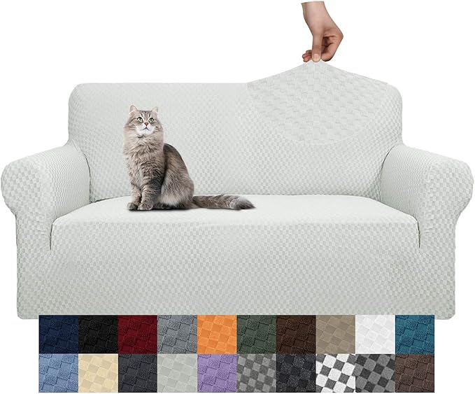 YEMYHOM Couch Cover Latest Jacquard Design High Stretch Sofa Covers by YEMYHOM