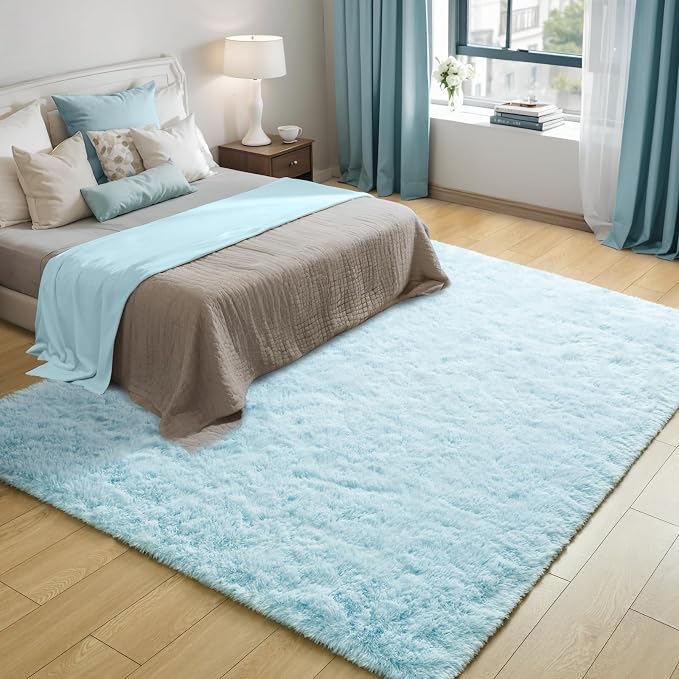 Merelax Soft Modern Indoor Large Shaggy Rug - Image 2