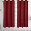 Diraysid Red Grommet Blackout Curtains by Diraysid%2C+refresh+your+life