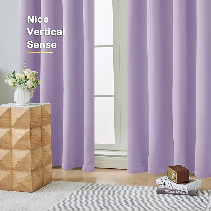 OVZME Lavender Blackout Curtains - Image 9