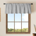 Jola's House 2 Pack Burlap Window Curtain Valances Farmhouse Style Window by Jola%27s+House