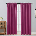 OVZME Hot Pink Blackout Curtains by OVZME