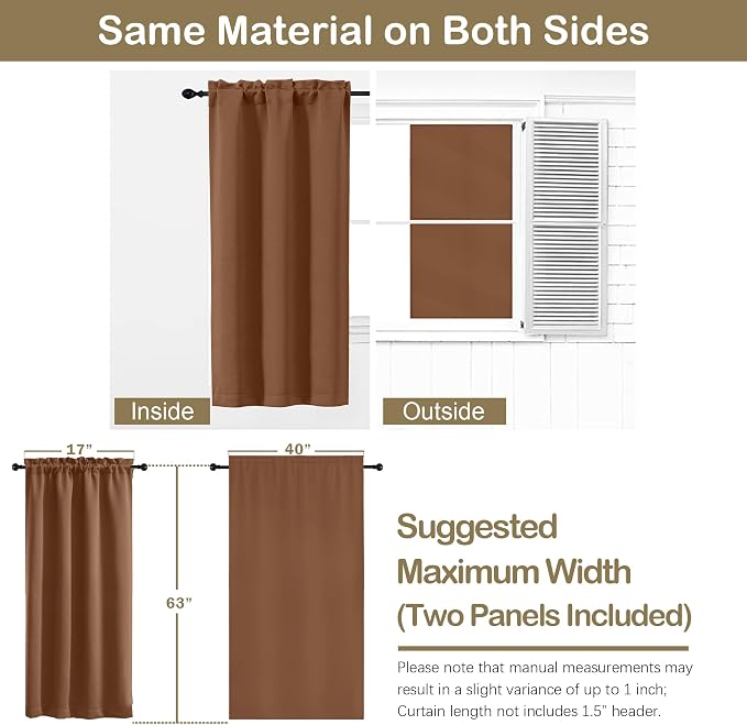 OVZME Sun Baked Blackout Curtains - Image 2
