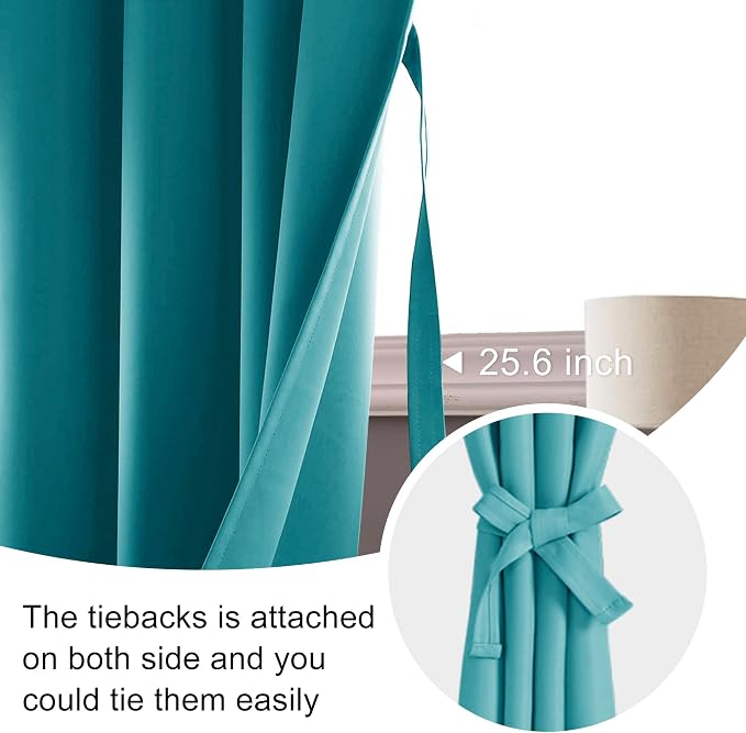 JIUZHEN Blackout Curtains for Bedroom - Image 5