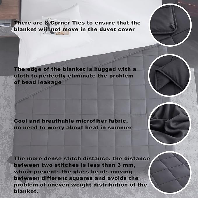 King Size Weighted Blanket 20lbs - Image 3