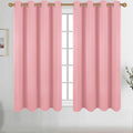 Diraysid Pink Grommet Blackout Curtains by Diraysid%2C+refresh+your+life