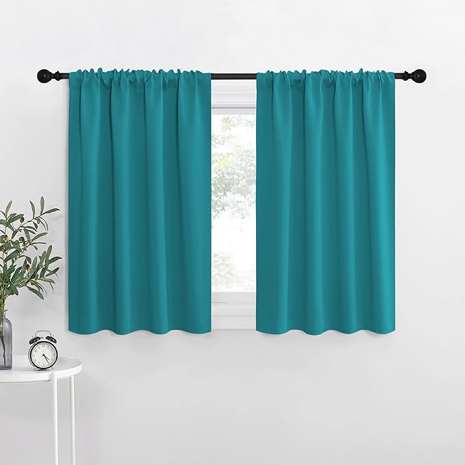 NICETOWN Peacock Blue Blackout Curtains Panels by NICETOWN