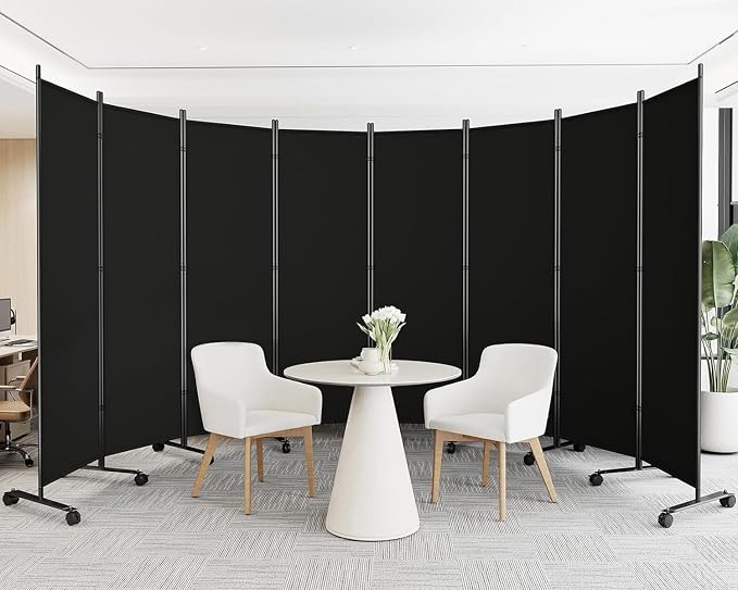 SUNALLY Room Divider 6FT Folding Privacy Screens by SUNALLY