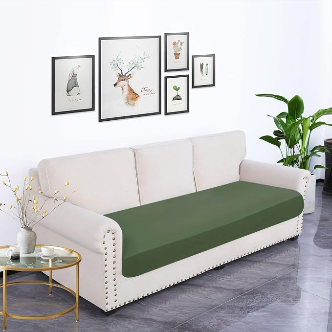 hyha Waterproof Couch Cushion Covers, Stretch Sofa Couch Seat Slipcover - Image 7
