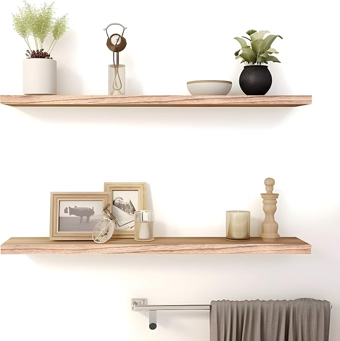 PHPH 36 Inch Wood Floating Shelves - Image 7