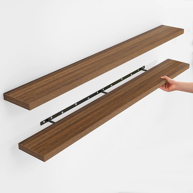 Fun Memories Rustic Wood Floating Shelves by FunMemories