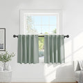 Pony Dance Short Blackout Curtain Panels by PONYDANCE
