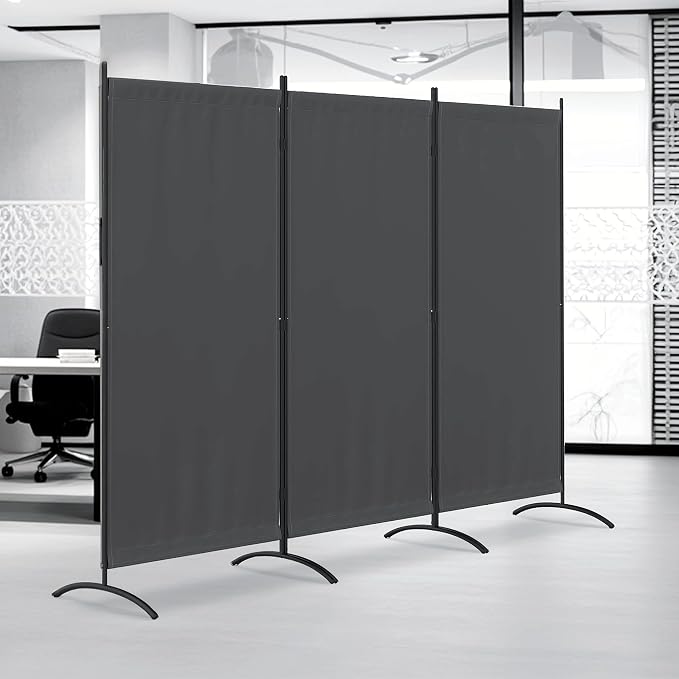 3 Panel Room Divider 6 Ft Folding Screen Room Dividers by Kecreque